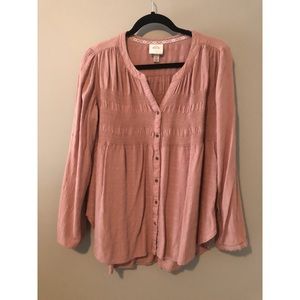 Knox Rose Peasant Top